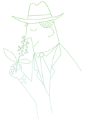 Homme au muguet pour un 1er mai joyeux